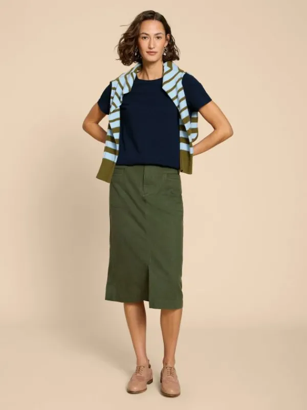 ABBIE TEE in DARK NAVY<White Stuff Fashion