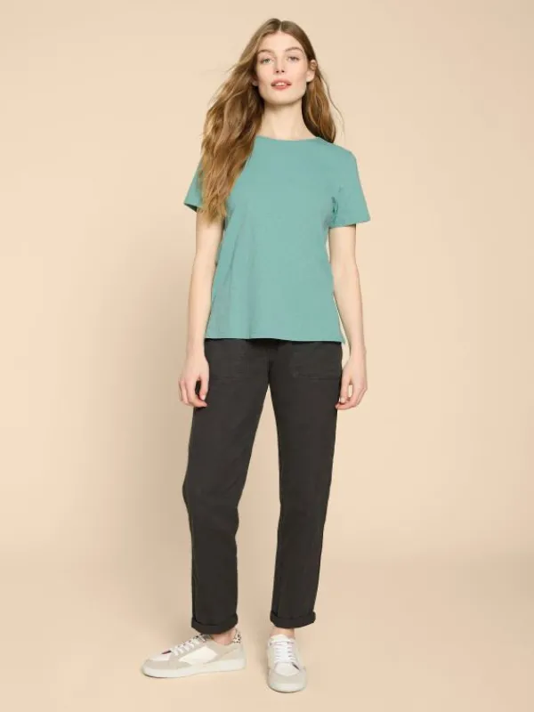 ABBIE TEE in MID TEAL<White Stuff Fashion