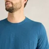 Abersoch Crew Neck Tee in INDIGO BLUE<White Stuff Online