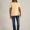Abersoch Crew Neck Tee in LIGHT YELLOW<White Stuff Clearance
