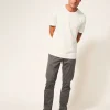 Abersoch Short Sleeve Tee in NATURAL WHITE<White Stuff Clearance