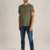 Abersoch Short Sleeve Tee in KHAKI GREEN<White Stuff Fashion