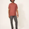 Abersoch Short Sleeve Tee in MID RED<White Stuff Online