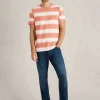 Abersoch Stripe Tee in WHITE MULTI<White Stuff Best