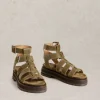 Alexa Gladiator Sandal in KHAKI GREEN<White Stuff Sale