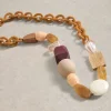 Amber Chunky Bead Necklace in TAN MULTI<White Stuff Best