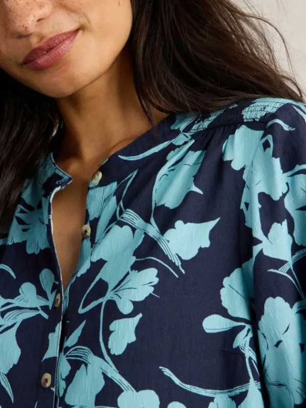 Amy Tunic in NAVY PRINT<White Stuff Clearance