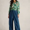 Angie Top  in GREEN PRINT<White Stuff Hot