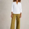 ANNIE BRODERIE JERSEY SHIRT in BRILLIANT WHITE<White Stuff Best
