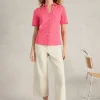 ANNIE BRODERIE SHIRT in BRIGHT PINK<White Stuff Fashion
