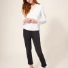 Annie Cotton Jersey Shirt in BRILLIANT WHITE<White Stuff New