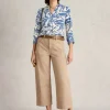 ANNIE JERSEY COLLARED SHIRT in NAVY MULTI<White Stuff Outlet