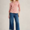ANNIE LONG SLEEVE JERSEY SHIRT in PINK MULTI<White Stuff Sale