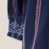 Astrid Frill Dress in NAVY MULTI<White Stuff Best