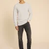 Attadale Crew Neck Jumper in LIGHT GREY<White Stuff Outlet