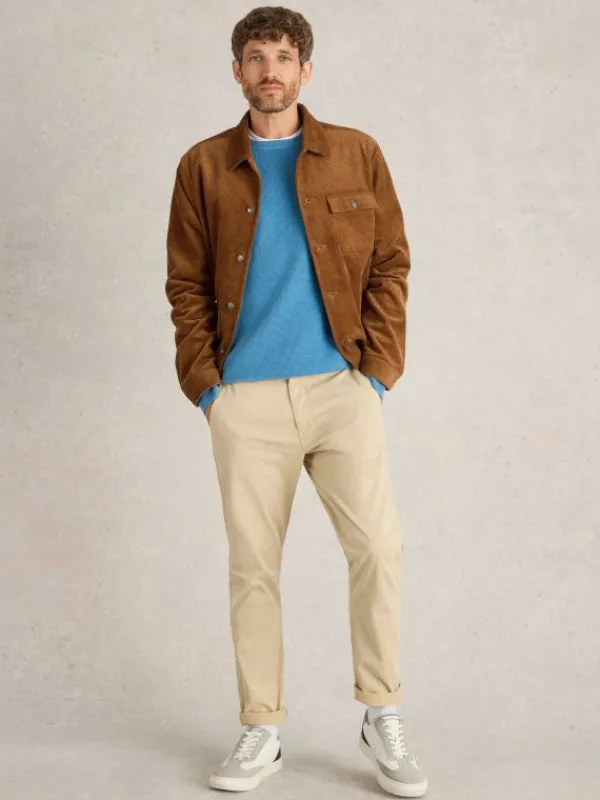 Attadale Crew Neck Jumper in LIGHT BLUE<White Stuff Outlet