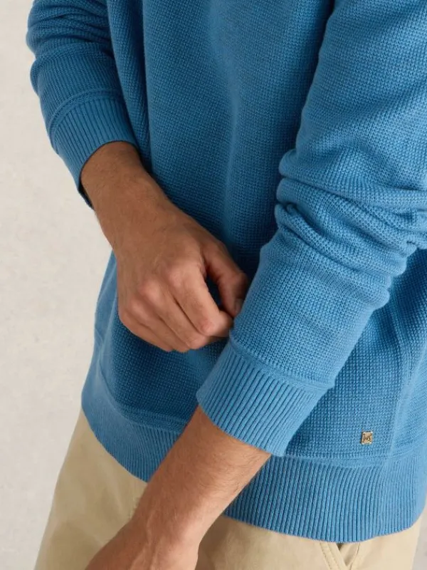 Attadale Crew Neck Jumper in LIGHT BLUE<White Stuff Outlet