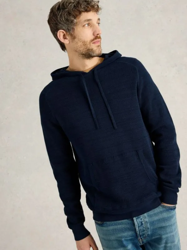 Attadale Hooded Jumper in DARK NAVY<White Stuff Hot