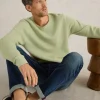 Attadale Long Sleeve Jumper in LIGHT GREEN<White Stuff Outlet