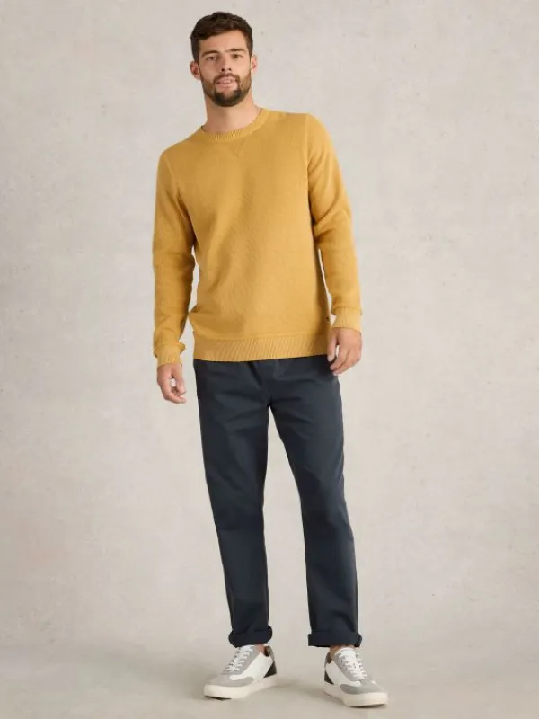 Attadale Long Sleeve Jumper in MID YELLOW<White Stuff Sale