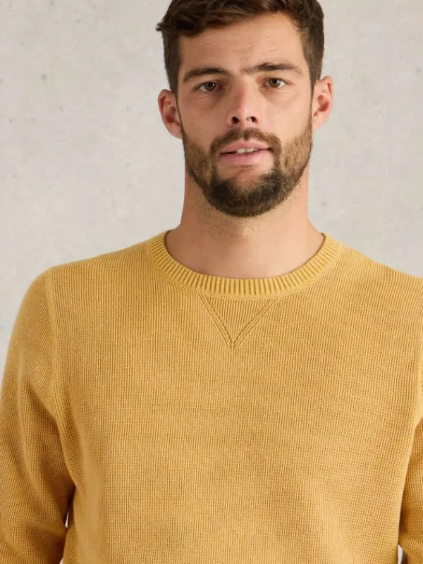 Attadale Long Sleeve Jumper in MID YELLOW<White Stuff Sale