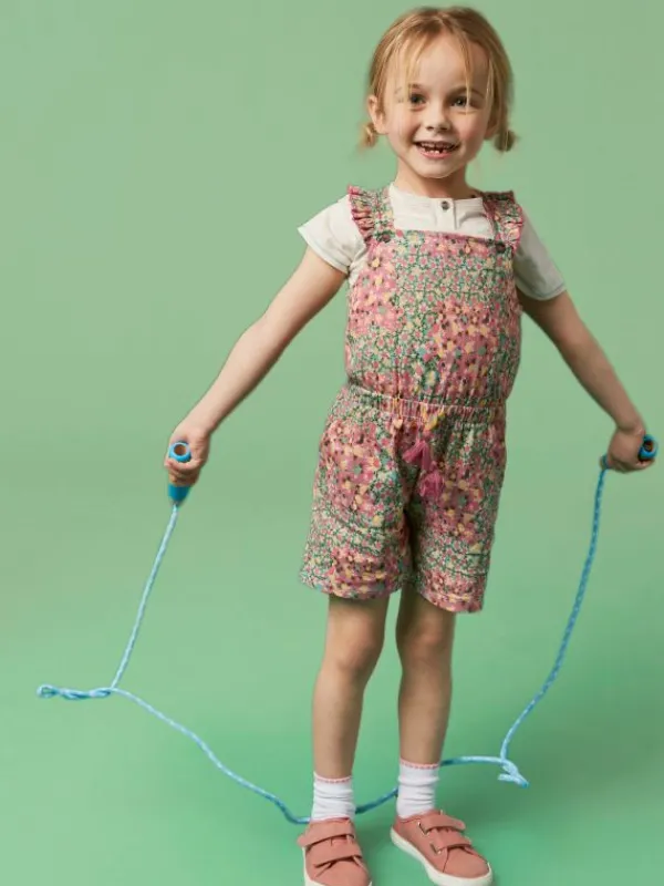 Ava Printed Playsuit in PINK MULTI<White Stuff Outlet