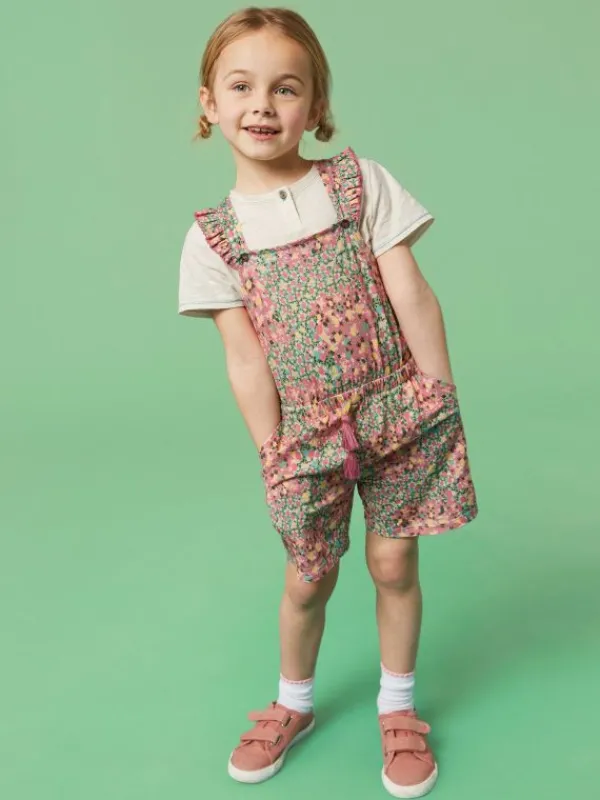 Ava Printed Playsuit in PINK MULTI<White Stuff Outlet