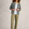 BAILEY COTTON CARDI in NAVY MULTI<White Stuff Clearance
