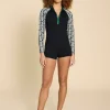 Bay Print Rash Vest in BLACK PRINT<White Stuff Online