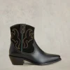 Beau Western Boot in PURE BLACK<White Stuff Hot