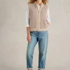 BECKY BOUCLE GILET in LIGHT NATURAL<White Stuff Fashion
