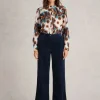 Belle Cord Wide Leg Trouser in DARK NAVY<White Stuff Best