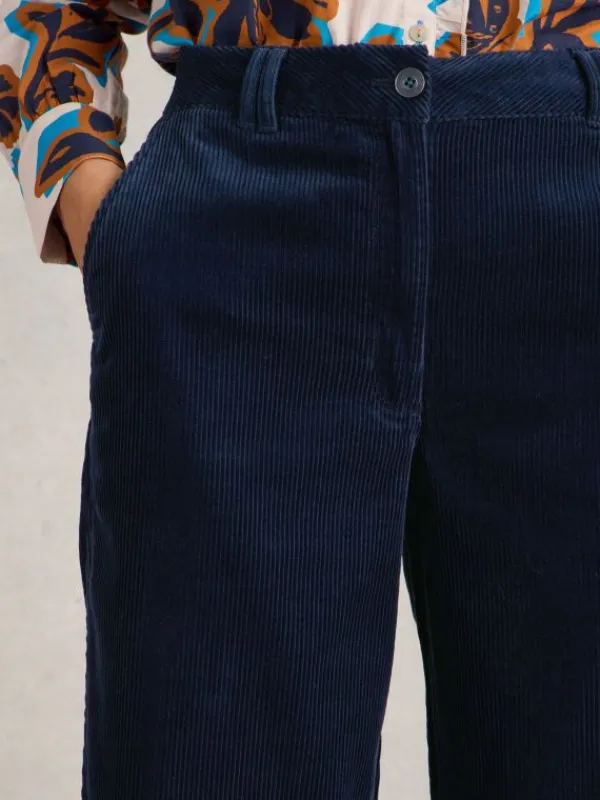 Belle Cord Wide Leg Trouser in DARK NAVY<White Stuff Best