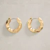 Berrie Huggie Earring in GOLD TONE METALLIC<White Stuff Best