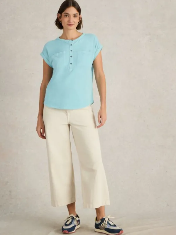 BETH SHIRT in LIGHT BLUE<White Stuff Fashion