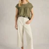 BETHANY SHIRT in KHAKI GREEN<White Stuff Online