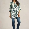 Blake Linen Tunic in IVORY PRINT<White Stuff New