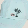 Boys Embroidered Cap in MID TEAL<White Stuff Clearance