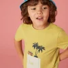 Boys Printed Bucket Hat in BLUE MULTI<White Stuff Clearance