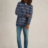 Breton Stripe Button Neck  in NAVY MULTI<White Stuff Hot