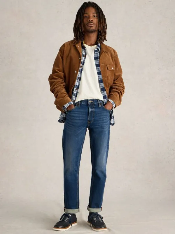 Bronson Slim Jean in MID DENIM<White Stuff New