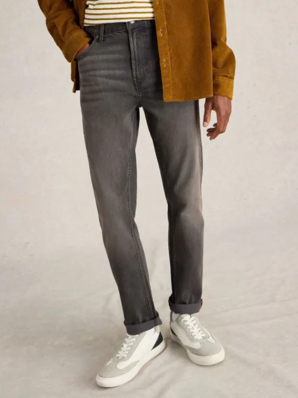 Bronson Slim Jean in WASHED BLACK<White Stuff New