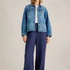 Camille Denim Jacket in MID DENIM<White Stuff Discount