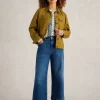 Camille Linen Jacket in KHAKI GREEN<White Stuff Clearance