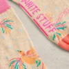 Canyon Bird Ankle Sock in NATURAL PRINT<White Stuff Outlet