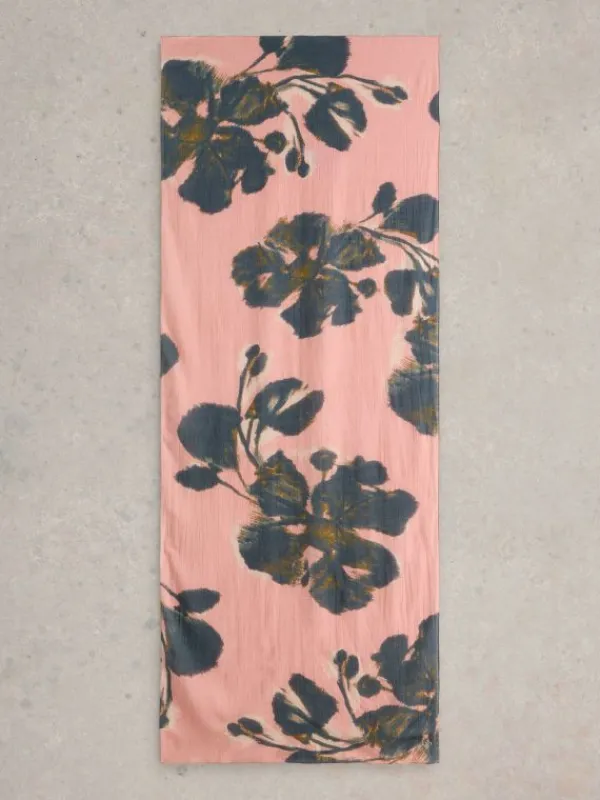 Canyon Flower Scarf in PINK MULTI<White Stuff Sale