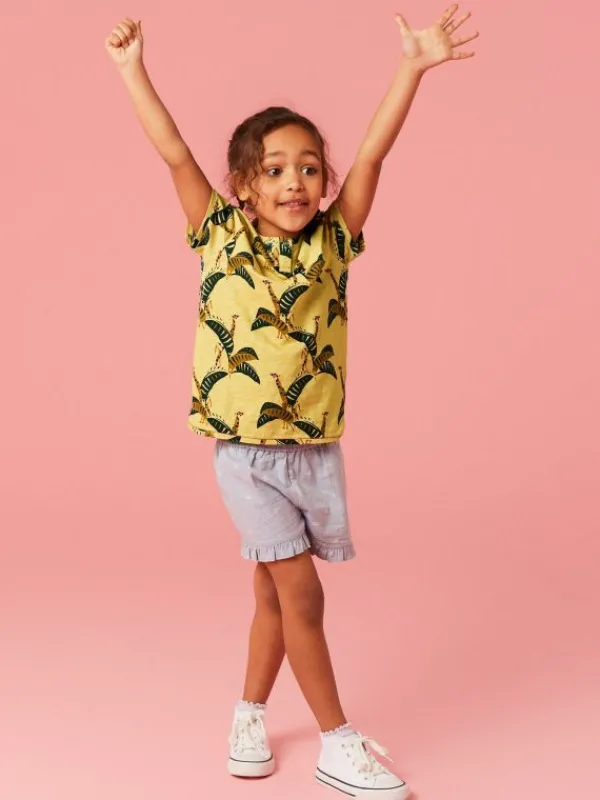 Casey Printed SS T Shirt in YELLOW MULTI<White Stuff Hot