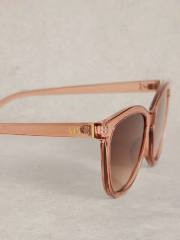 Cat Eye Sunglasses in LIGHT PINK<White Stuff Outlet