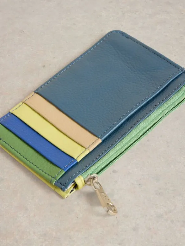 Celia Card Holder Purse in BLUE MULTI<White Stuff Online