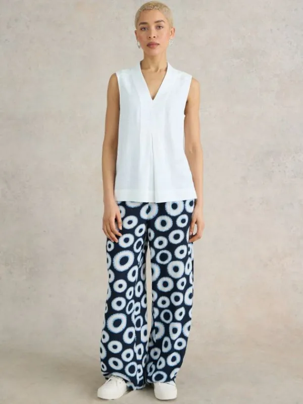 CELIA JERSEY MIX SHIRT in BRILLIANT WHITE<White Stuff New